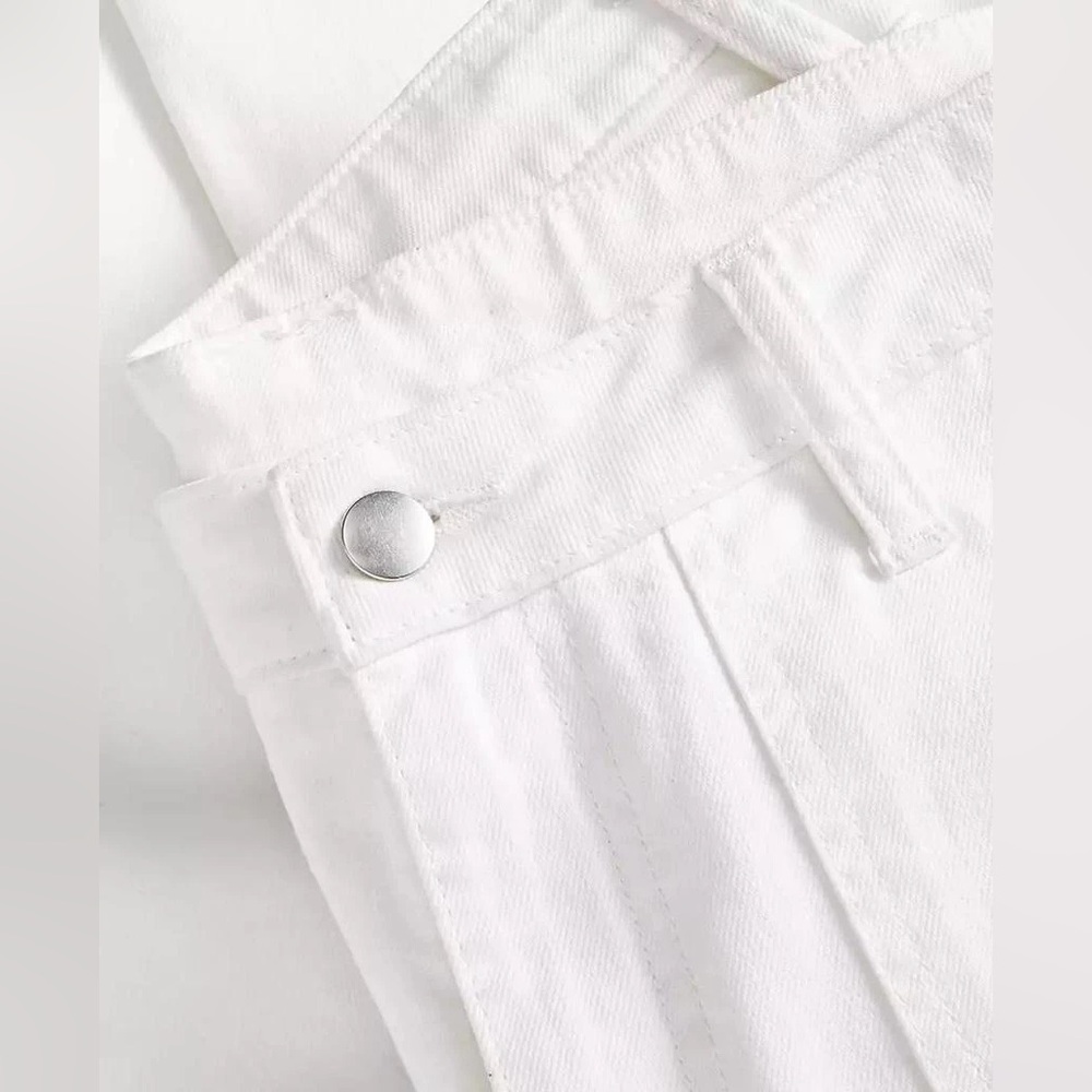 On 34th White Cargo Jeans - Picture 5 of 5